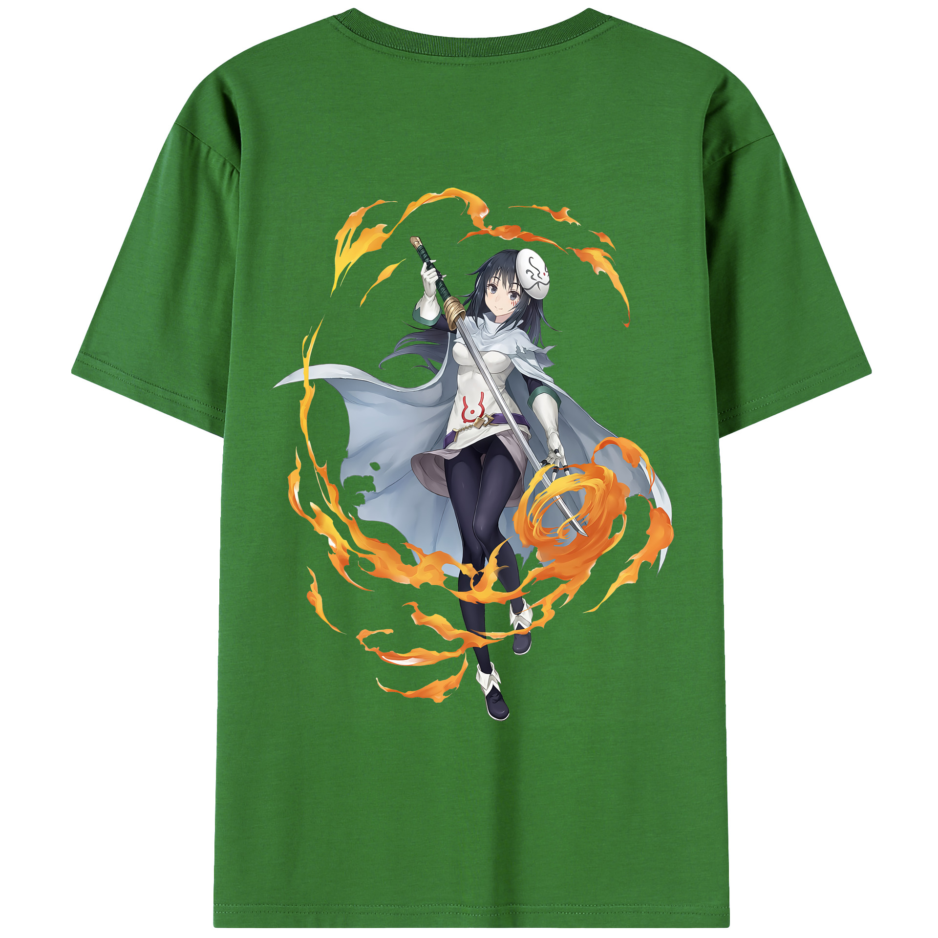 （画像用） 転スラ Regarding Reincarnated to Slime レディース半袖Tシャツ(バックプリント)